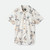 Brixton Charter Print Short Sleeve Shirt Mens in Off White Field Floral