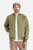 Brixton Dillinger Quilted Bomber Jacket Mens in Military Olive