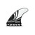 Futures Sharp Eye Honeycomb Large Thruster Fin Set in Black White