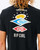 Rip Curl Search Icon Tee Mens in Black