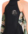 Oneill 4x3 Bahia BZ Steamer Girls in Black Fluroscent Peach Floral