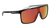 Dragon Momentum Sunglasses in Black Grey LL Red Ion Polarised