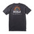 Vissla Ecology Center Rainbow Pocket Tee Mens in Black Tie Dye