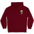 Santa Cruz Dressen Rose Crew Three Pullover Hoodie Mens in Maroon