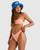 Billabong Terry Rib Mila Bralette Bikini Top Womens in Coral