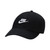 Nike Unstructured Futura Wash Cap in Black White