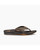 Reef Fanning Thongs Mens in Brown Gum