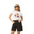 Afends Dixie Baby Tee Womens in White