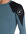 Oneill 1.5MM Reactor Long Sleeve Neoprene Top Mens in Cadet Black