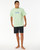 Rip Curl Archive Solid Rock Tee Mens in Light Green