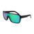 Dragon Remix Sunglasses in Matte Black LL Green Ion Polarised