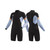 Vissla 2MM 7 Seas Raditude Long Sleeve Springsuit Boys in Black With Blue