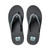 Reef Fanning Thongs Mens in Gunmetal Ocean