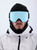 Anon M4 Cylindrical Goggle + MFI Face Mask in Black Perceive Variable Blue + Perceive Cloudy Pink