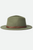 Brixton Messer Fedora Hat in Ivy