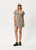 Afends Check Out Tea Dress Womens in Moonbeam Check