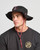 Mad Hueys Chained Anchor Wide Brim Hat Mens in Black