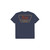 Brixton Linwood Standard Tee Mens in Washed Navy Barn Red Mustard