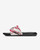Nike Victori One Printed Slide Mens in Black University Red Light Silver White