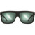 Otis Young Blood Sport Sunglasses in Matte Black Flash Mirror Grey Polarised