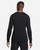 Nike Sportswear Club Long Sleeve Tee Mens in Black