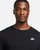 Nike Sportswear Club Long Sleeve Tee Mens in Black