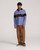 The Critical Slide Society Bells Long Sleeve Polo Mens in Blueberry