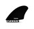 Futures Fins Machado HC Keel Twin Fin Set in Black Swirl