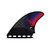 Futures Machado Pivot Blackstix 3.0 Thruster Large Fin Set in Swirl