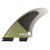 FCS II Carver PC Medium Tri Fin Set in Eucalyptus