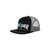 Thrasher Screaming Logo Mesh Trucker Hat Mens in Black Grey