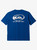 Quiksilver Chrome Logo Tee Boys in Monaco Blue