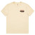 Brixton Hubbard Standard Tee Mens in Cream Worn Wash