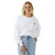 Rip Curl Rolling Curl Drop Shoulder Crew Womens in Optical White