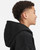 Nike Sportswear Icon Fleece Pullover Hoodie Kids in Black White