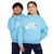 Nike Sportswear Icon Fleece Pullover Hoodie Kids in Aqua Blue White