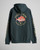 Salty Crew Snap Attack Pigment Hoodie Mens in Pigment Coal