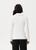 Afends Vision Knit Zip Through Cardigan Womens in White