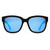 Otis Odyssey Sunglasses in Matte Black L.I.T Polarised Mirror Blue