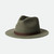 Brixton Messer Packable Fedora Hat in Light Moss