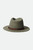 Brixton Messer Packable Fedora Hat in Light Moss