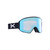 Anon M4 Cylindrical Low Bridge Goggle + MFI Face Mask in Black Perceive Variable Blue + Perceive Cloudy Pink
