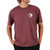 Town & Country Monochrome Tee Mens in Washed Rust