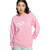 Roxy Surf Stoked Brushed Crew Womens in Prism Pink