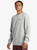 Quiksilver Keller Crew Mens in Light Grey Heather