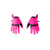 Salmon Arms Spring Glove in Pink