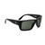 Otis Coastin Reflect Sunglasses in Matte Black Flash Mirror Grey Polarised