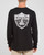 Mad Hueys Raider Fk Off Fishing Long Sleeve Tee Mens in Black