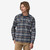 Patagonia Organic Cotton MW Fjord Flannel Shirt Mens in Fields New Navy