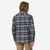 Patagonia Organic Cotton MW Fjord Flannel Shirt Mens in Fields New Navy